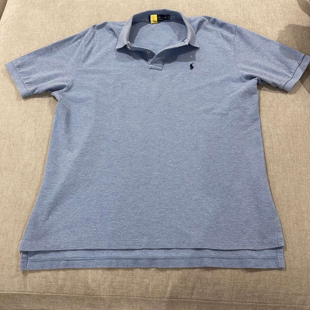 Baby blue Ralph Lauren polo
